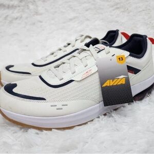 Avia White and Navy Athletic Shoes ( Tenon 2 Air Performance)
